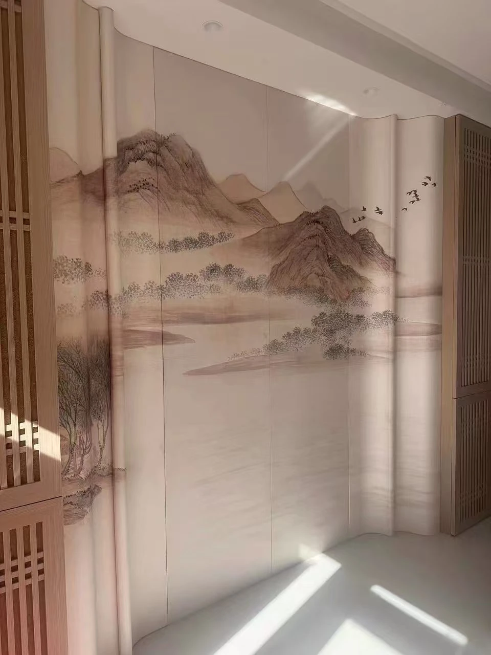 水墨背景 · 玄关意境